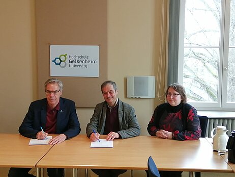 Signature du Memorandum of Understanding entre L'université de Geisenheim et l'EPLEFPA Les Sillons de Haute-Alsace