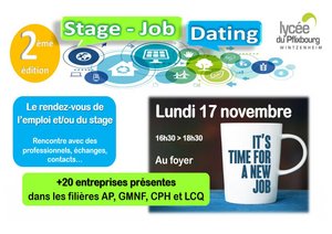 Stage Job dating lycée du Pflixbourg