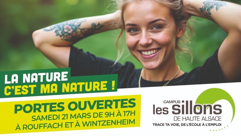 Journée portes ouvertes du Campus Les Sillons de Haute Alsace samedi 21 mars 2026