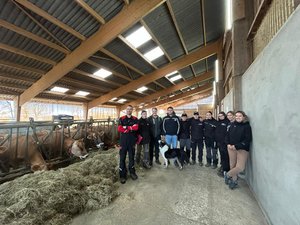 Visite du Domaine Krust à Berrwiller avec les élèves de 1ere pro CGEA A Visite du Domaine Krust à Berrwiller avec les élèves de 1ere pro CGEA A