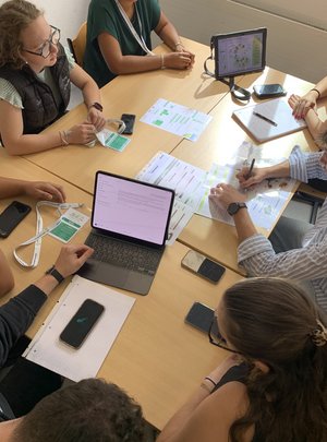 Une équipe au travail, Olympiades de la Bioéconomie