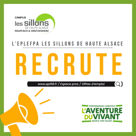 EPLEFPA Les Sillons de Haute Alsace recrute