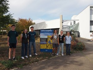 Olympiades de la Bioéconomie, l'équipe du lycée de Rouffach