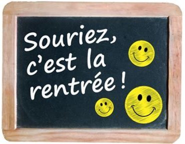 Souriez c'est la rentrée